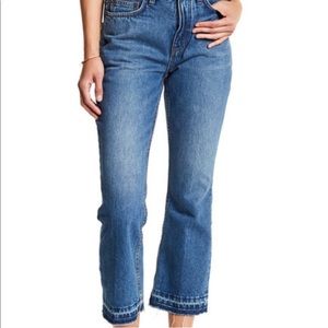 Free People cropped jeans